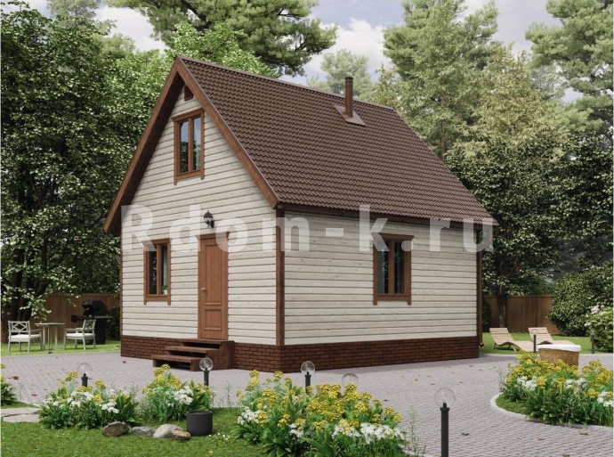 Дачный дом «Березка» 6х6